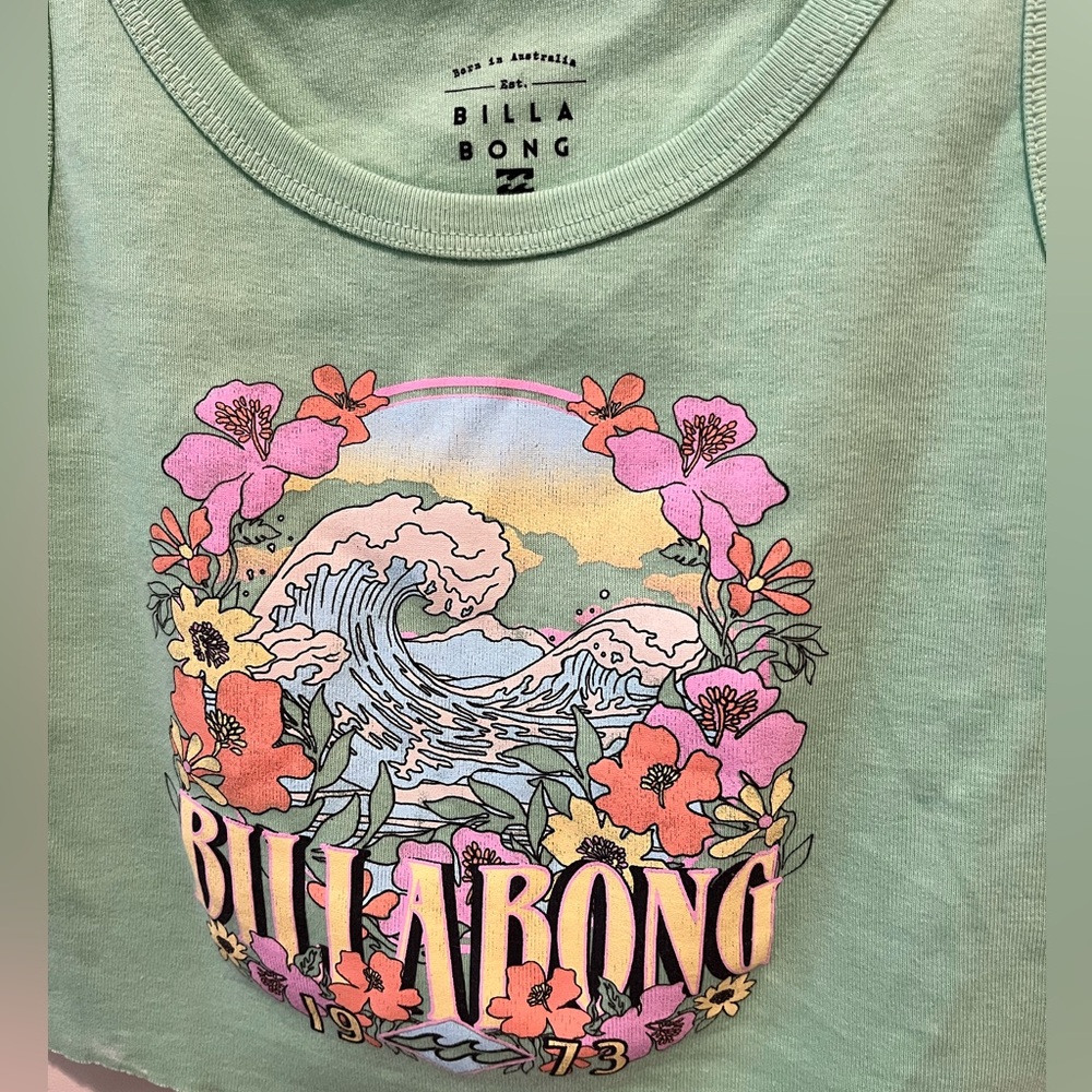 Billabong Wait Till Sunset Cropped Graphic Tank Top - Picture 4 of 6